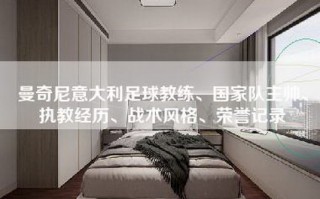 曼奇尼意大利足球教练、国家队主帅、执教经历、战术风格、荣誉记录