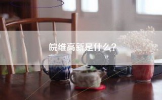 皖维高新是什么？