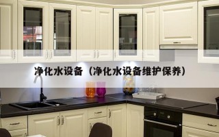 净化水设备（净化水设备维护保养）