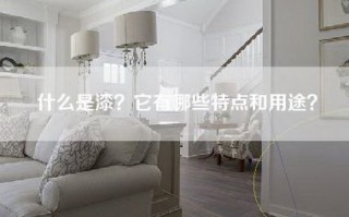 什么是漆？它有哪些特点和用途？