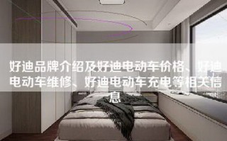 好迪品牌介绍及好迪电动车价格、好迪电动车维修、好迪电动车充电等相关信息