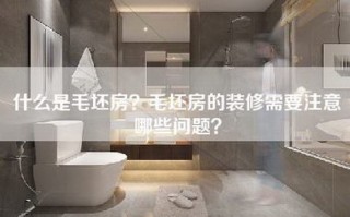 什么是毛坯房？毛坯房的装修需要注意哪些问题？