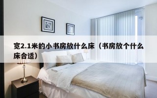 宽2.1米的小书房放什么床（书房放个什么床合适）