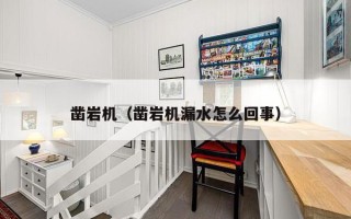 凿岩机（凿岩机漏水怎么回事）