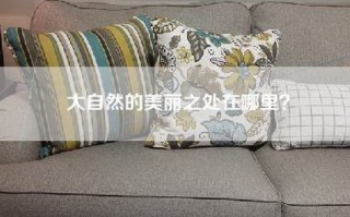 大自然的美丽之处在哪里？