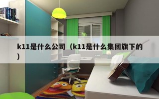 k11是什么公司（k11是什么集团旗下的）