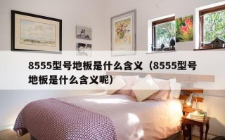 8555型号地板是什么含义（8555型号地板是什么含义呢）