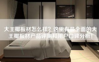 大王椰板材怎么样？这里有最全面的大王椰板材产品评测和用户口碑分析！