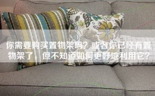 你需要购买置物架吗？或者你已经有置物架了，但不知道如何更好地利用它？