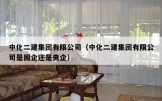 中化二建集团有限公司（中化二建集团有限公司是国企还是央企）