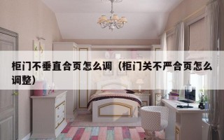 柜门不垂直合页怎么调（柜门关不严合页怎么调整）