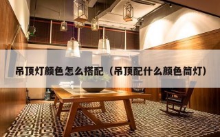 吊顶灯颜色怎么搭配（吊顶配什么颜色筒灯）