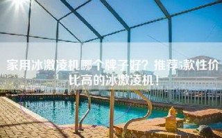 家用冰激凌机哪个牌子好？推荐5款性价比高的冰激凌机！