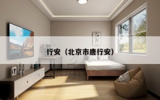 行安（北京市唐行安）