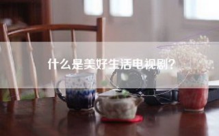 什么是美好生活电视剧？