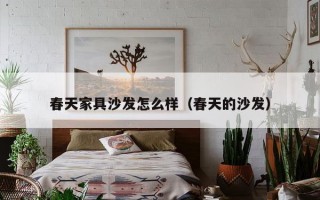 春天家具沙发怎么样（春天的沙发）