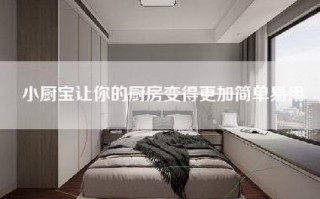 小厨宝让你的厨房变得更加简单易用