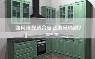 如何选择适合自己的马桶刷？