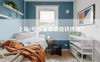 上海1号线是哪条地铁线路？