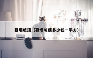 幕墙玻璃（幕墙玻璃多少钱一平方）