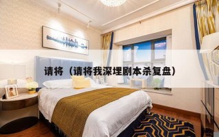 请将（请将我深埋剧本杀复盘）