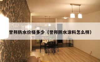 誉邦防水价格多少（誉邦防水涂料怎么样）