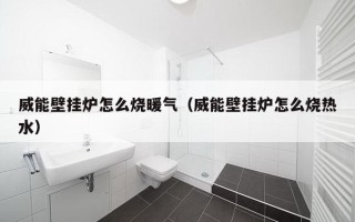 威能壁挂炉怎么烧暖气（威能壁挂炉怎么烧热水）