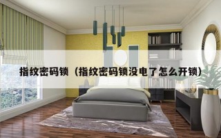 指纹密码锁（指纹密码锁没电了怎么开锁）