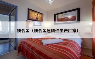 镁合金（镁合金压铸件生产厂家）