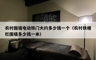 农村围墙电动铁门大约多少钱一个（农村铁栅栏围墙多少钱一米）