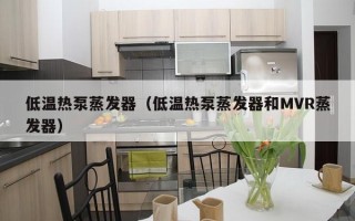 低温热泵蒸发器（低温热泵蒸发器和MVR蒸发器）