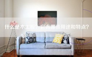 什么是木工板？它有哪些用途和特点？