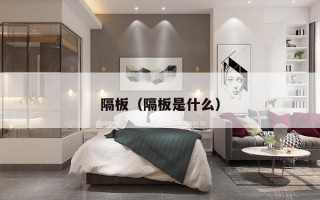 隔板（隔板是什么）