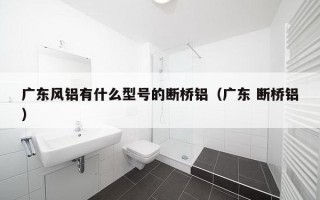 广东风铝有什么型号的断桥铝（广东 断桥铝）