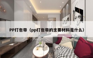PP打包带（pp打包带的主要材料是什么）