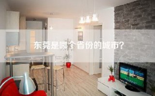 东莞是哪个省份的城市？