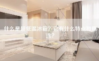 什么是超低温冰箱？它有什么特点和用途？