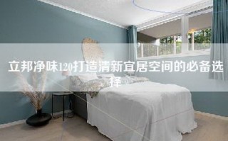 立邦净味120打造清新宜居空间的必备选择