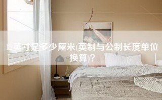 12英寸是多少厘米(英制与公制长度单位换算)？