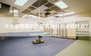 什么是鹅卵石？它有哪些用途和特点？