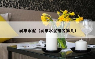 润丰水泥（润丰水泥排名第几）