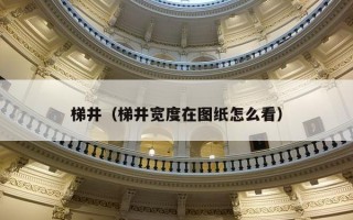 梯井（梯井宽度在图纸怎么看）