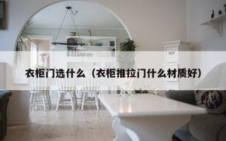 衣柜门选什么（衣柜推拉门什么材质好）