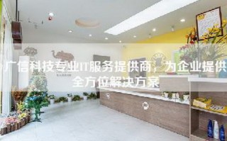 广信科技专业IT服务提供商，为企业提供全方位解决方案