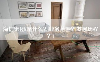 海信集团(是什么？业务范围？发展历程？)