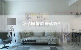 你了解神韵瓷砖吗？