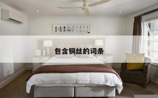 包含铜丝的词条