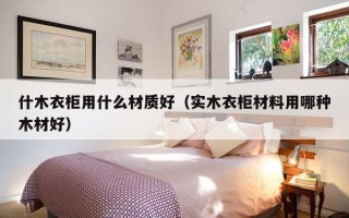 什木衣柜用什么材质好（实木衣柜材料用哪种木材好）