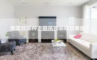 你喜欢哪种走廊吊顶装修效果图？