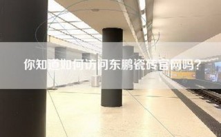 你知道如何访问东鹏瓷砖官网吗？